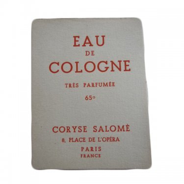 Eau de Cologne très parfumée 65°