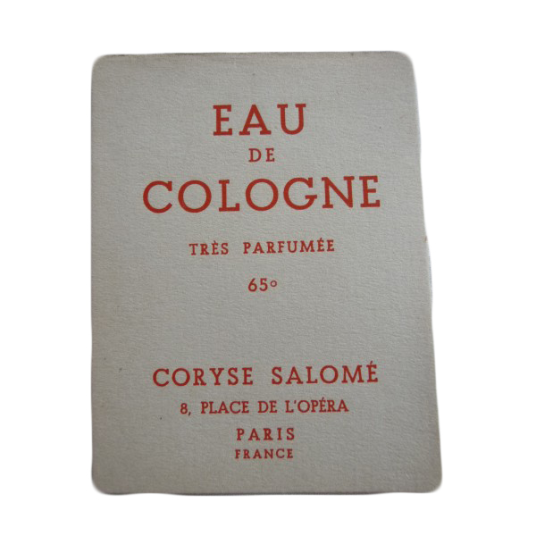 Eau de Cologne très parfumée 65°